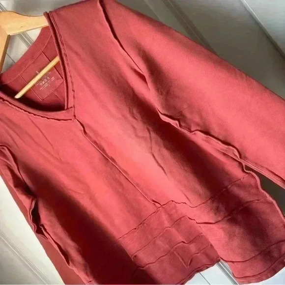 Neon Buddha Deserts Clay Cotton Pullover  Tunic - Picture 3 of 8